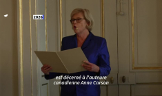 Le Nobel de littérature décerné à la Canadienne Anne Carson