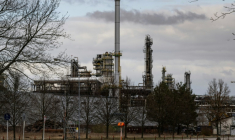 La raffinerie PCK de Schwedt, à environ 110 km au nord de Berlin, le 2 avril 2022 ( AFP / John MACDOUGALL )