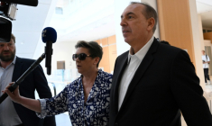 Jean-Marc Morandini au trinunal de Paris, le 13 juin 2023 ( AFP / Bertrand GUAY )