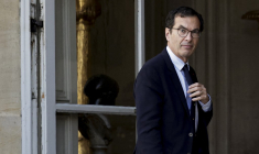 Jean-Pierre Farandou à Paris, le 21 mai 2026. ( AFP / STEPHANE DE SAKUTIN )
