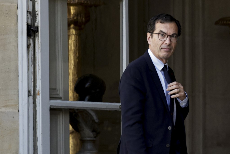 Jean-Pierre Farandou à Paris, le 21 mai 2026. ( AFP / STEPHANE DE SAKUTIN )