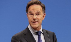 Mark Rutte à Bruxelles, en Belgique, le 18 octobre 2024. ( AFP / FRANCOIS WALSCHAERTS )