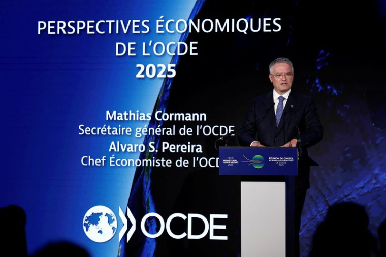 Le secrétaire général de l'OCDE Mathias Cormann