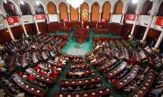 L'Assemblée nationale tunisienne, en avril 2024 (illustration) ( AFP / FETHI BELAID )