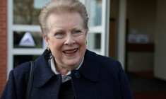 La socialiste Catherine Trautmann, le 22 mars 2026, à Strasbourg ( AFP / Romeo BOETZLE )