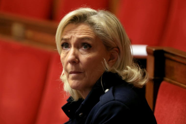 Marine Le Pen le 17 novembre 2025, à l'Assemblée nationale, à Paris ( AFP / Alain JOCARD )
