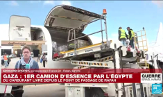 Gaza : la première livraison de carburant franchit la frontière de Rafah depuis la guerre