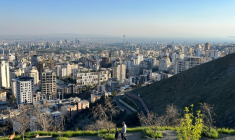 La ville de Téhéran vue depuis le parc Pardisan, le 22 avril 2026 en Iran  ( AFP / - )