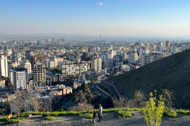 La ville de Téhéran vue depuis le parc Pardisan, le 22 avril 2026 en Iran  ( AFP / - )