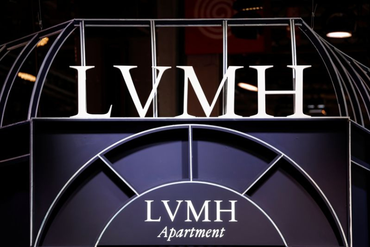 Logo de LVMH à Paris