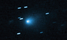 Photo diffusée par la Nasa, le 22 juin 2026, prise par Hubble de la comète interstellaire 3I/ATLAS ,le 21 juillet 2025, alors que la comète se trouvait à 277 millions de kilomètres de la Terre ( NASA / Handout )