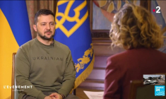 Volodymyr Zelensky apporte son soutien à Israël et accuse la Russie de soutenir le Hamas