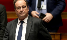 François Hollande, le 11 février 2025, à l'Assemblée nationale ( AFP / THIBAUD MORITZ )