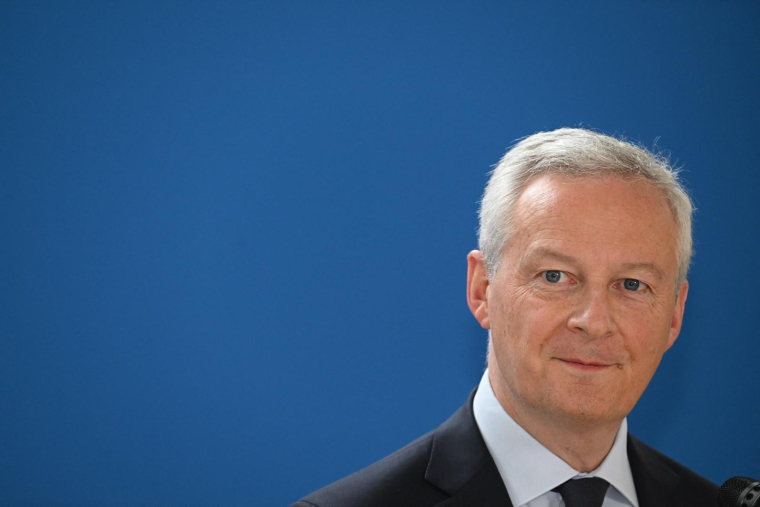 Bruno Le Maire, le 1er juillet 2023, à Paris ( AFP / STEFANO RELLANDINI )