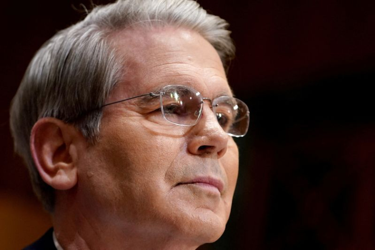 Scott Bessent lors d'une audition du Sénat à Washington