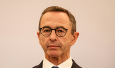 Le président du parti Les Républicains (LR), Bruno Retailleau, le 13 octobre 2025 à Paris ( AFP / Alain JOCARD )