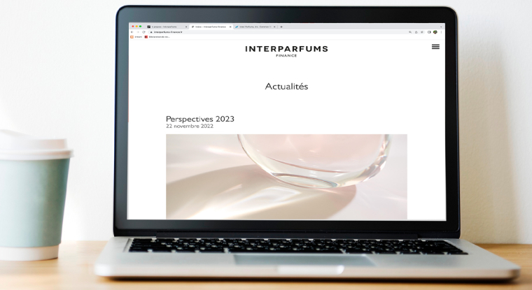 Un chiffre d'affaires en progression de 20% sur un an. (© Interparfums)