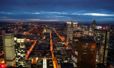 Le quartier financier de Francfort,