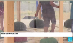 En Pologne : A Varsovie, un kiosque à micro-algues offre de l'air pur aux enfants