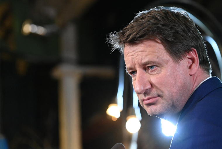 Yannick Jadot, le 10 avril 2022, à Paris ( AFP / MARTIN BUREAU )