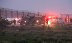 Des soldats israéliens en bordure de Gaza