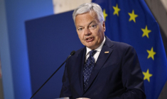 Didier Reyndeers à Stockholm, en Suède, le 21 juin 2023. ( TT NEWS AGENCY / PONTUS LUNDAHL )