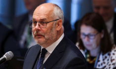 Le président de l'Estonie, Alar Karis, lors du Sommet sur les Objectifs de développement durable (ODD) au siège des Nations Unies à New York