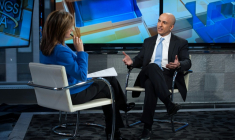 Le président de la Fed de Minneapolis Neel Kashkari, le 17 février 2016 sur Fox News.FOX Business Network's Maria Bartiromo Interviews Minneapolis Federal Reserve President Neel Kashkari ( GETTY IMAGES NORTH AMERICA / D Dipasupil )