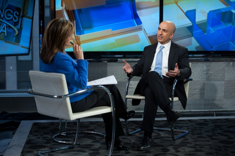 Le président de la Fed de Minneapolis Neel Kashkari, le 17 février 2016 sur Fox News.FOX Business Network's Maria Bartiromo Interviews Minneapolis Federal Reserve President Neel Kashkari ( GETTY IMAGES NORTH AMERICA / D Dipasupil )