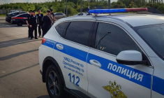 Des policiers russes (illustration) ( AFP / STRINGER )