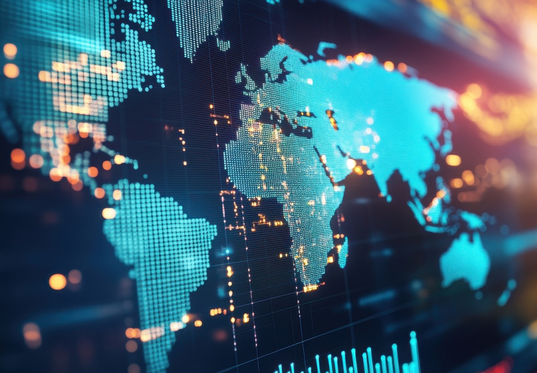 Economie mondiale (Crédits: Adobe Stock / image générée pa)