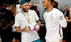 Neymar cite du Lewis Hamilton pour son retour avec le Brésil