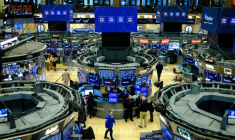 La Bourse de New York, le 16 décembre 2025 ( AFP / CHARLY TRIBALLEAU )