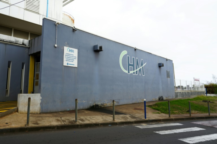 Hôpital de Mayotte à Mamoudzou, dans ce territoire français de l'océan Indien, le 28 octobre 2025 ( AFP / Marine GACHET )