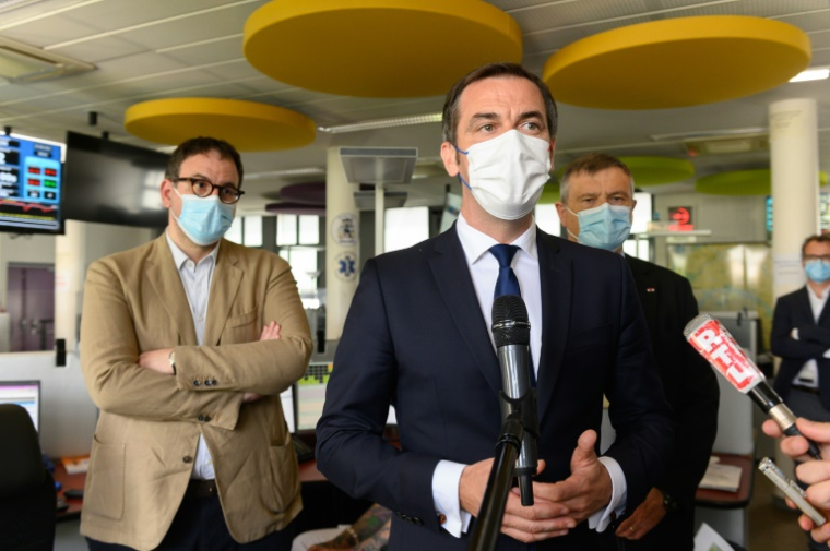 Olivier Véran, alors ministre de la Santé, à Paris le 3 juin 2021 ( POOL / Jacques WITT )