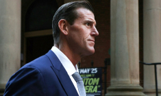 L'ancien soldat des forces spéciales australiennes Ben Roberts-Smith, le 1er mai 2025 à Sydney ( AFP / Saeed KHAN )