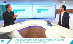 Que devienne 100 euros investis  en Bourse tous les mois pendant 20 ans ?