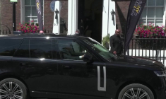 Le prince Harry arrive à un événement à Londres, avant le verdict concernant des tabloïds