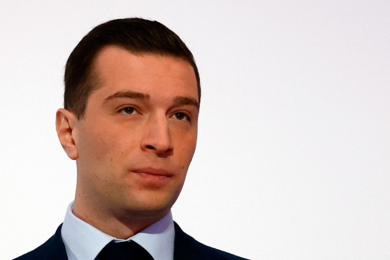 Jordan Bardella, président du RN et tête de liste pour les élections européennes
