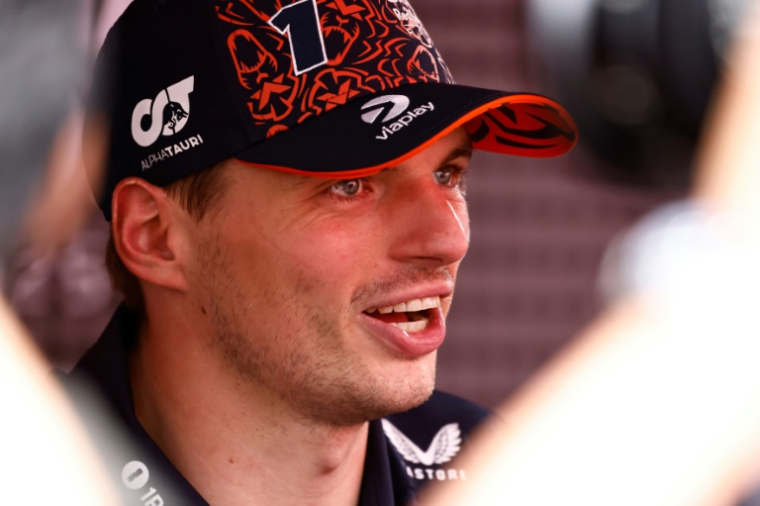Le pilote néerlandais Max Verstappen après avoir remporté la course sprint du GP de Belgique, le 26 juillet 2025 à Spa-Francorchamps ( AFP / SIMON WOHLFAHRT )