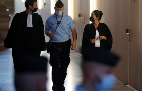 FRANCE : SALAH ABDESLAM PRÉSENT DANS LE BOX DES ACCUSÉS AU PROCÈS DU 13-NOVEMBRE