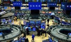 La Bourse de New York, aux Etats-Unis. ( AFP / CHARLY TRIBALLEAU )