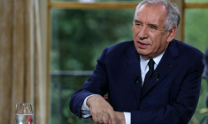 Le Premier ministre  François Bayrou lors d'une interview télévisée à l'Hôtel de Matignon à Paris, le 31 août 2025 ( AFP / Alain JOCARD )
