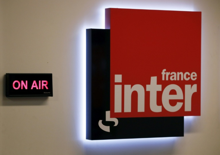 Logo de France Inter, le 20 novembre 2013 à Paris  ( AFP / PATRICK KOVARIK )