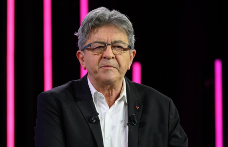 Jean-Luc Mélenchon à Toulouse, le 1er juin 2024. ( AFP / Ed JONES )