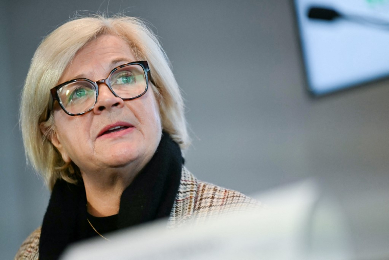 Catherine Vautrin au Havre, le 7 novembre 2024. ( AFP / LOU BENOIST )