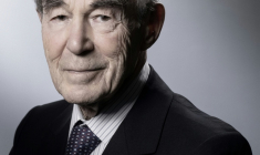 Robert Badinter, le 19 avril 2018, à Paris ( AFP / JOEL SAGET )