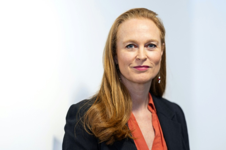 Violette Spillebout, députée macroniste du Nord et candidate à la mairie de Lille, le 10 février 2026 à Sciences Po Lille ( AFP / Sameer Al-DOUMY )
