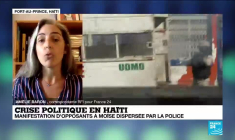 Crise politique en Haïti : manifestation d'opposants à Jovenel Moïse dispersé par la police