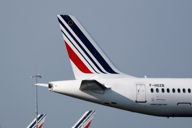 Avions exploités par Air France à l'aéroport Charles de Gaulle, à Roissy-en-France, près de Paris